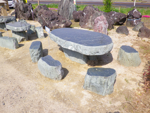 岩手県北上市の造園・園芸・植木 ㈱京風園/石材加工①